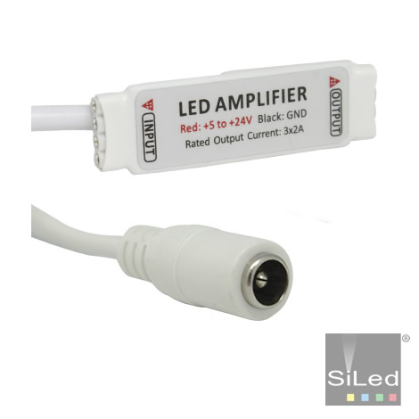 Mini amplificador de señal de tira LED RGB 